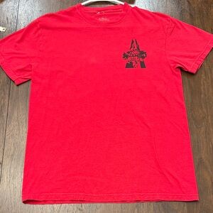 Ransom Red Men's Tee with Graphic Rhe Killers of the Future Are Ready Now